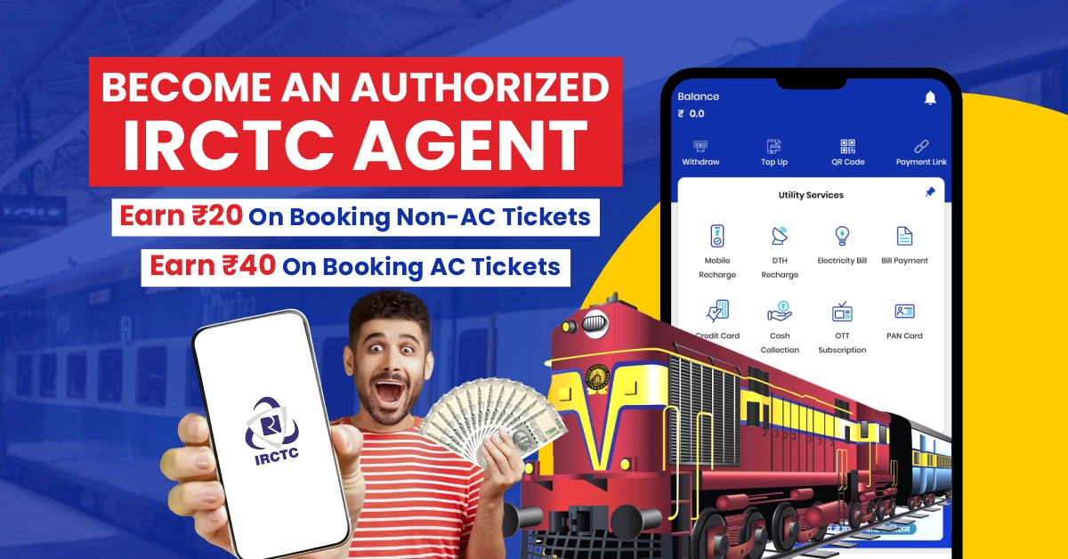 This blog covers what IRCTC agent is, and how can you become one to book ticket for your customers