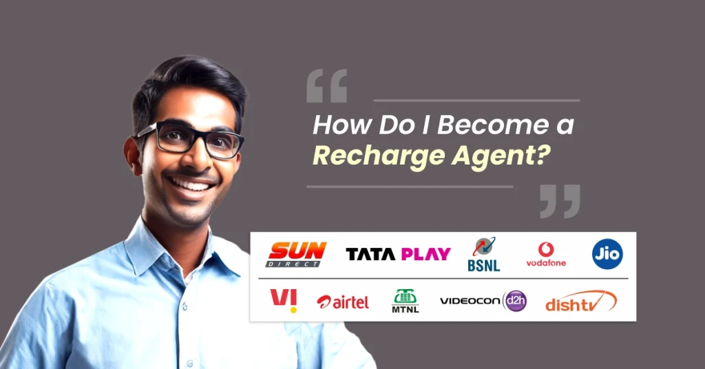 How do I become a mobile recharge agent?