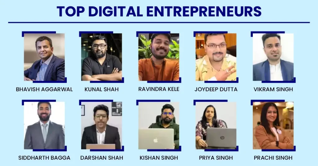 Top Digital Entrepreneurs