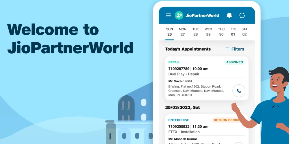 Jio Partner Central Dashboard
