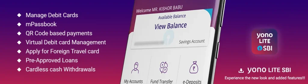 SBI Balance Check Using YONO App