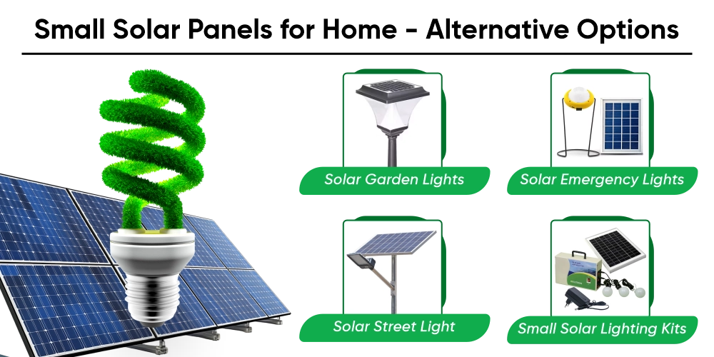 Small Solar Panels for Home – Alternative Options