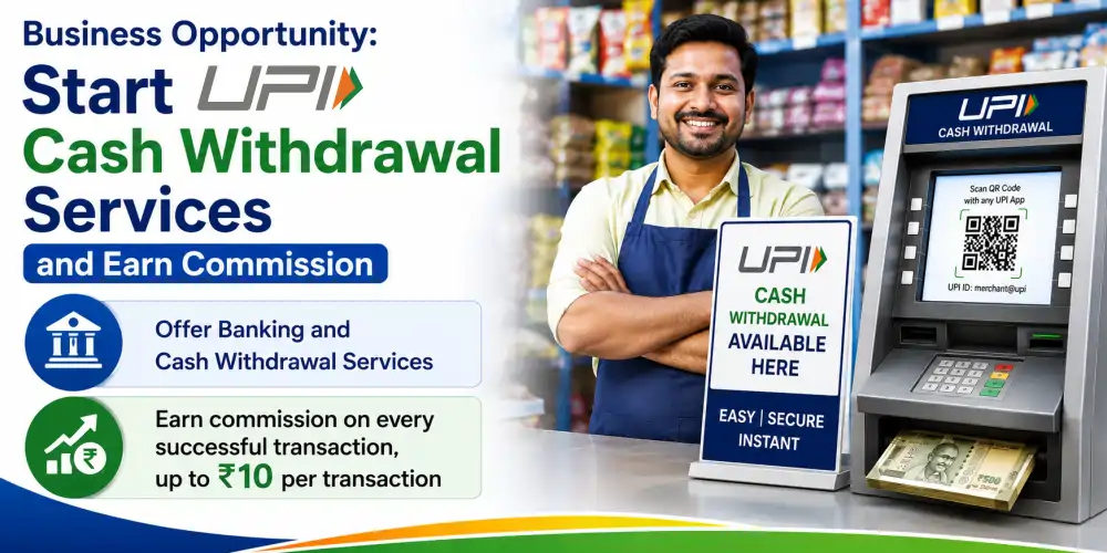 UPI Cash Withdrawal Business Opportunity