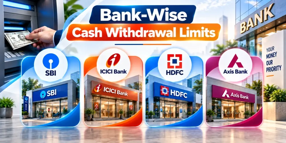 bank-wise cash withdrawal limits